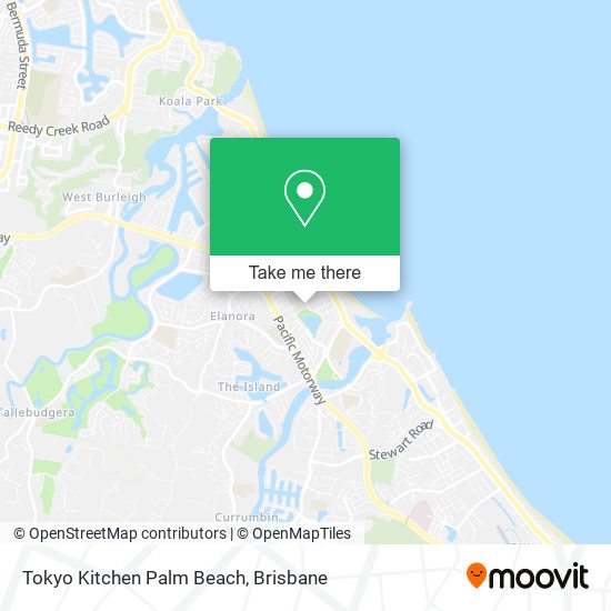 Tokyo Kitchen Palm Beach map