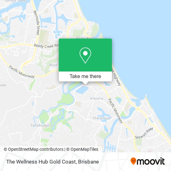 Mapa The Wellness Hub Gold Coast