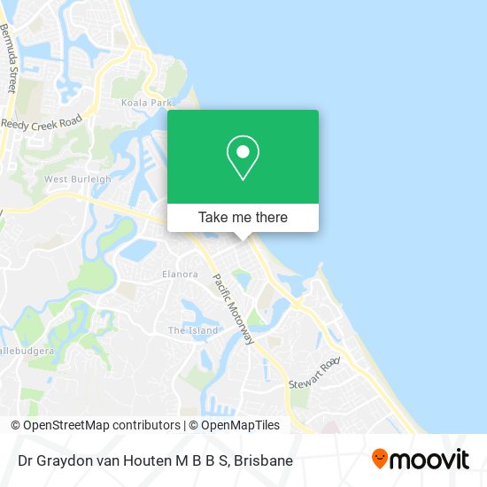 Dr Graydon van Houten M B B S map