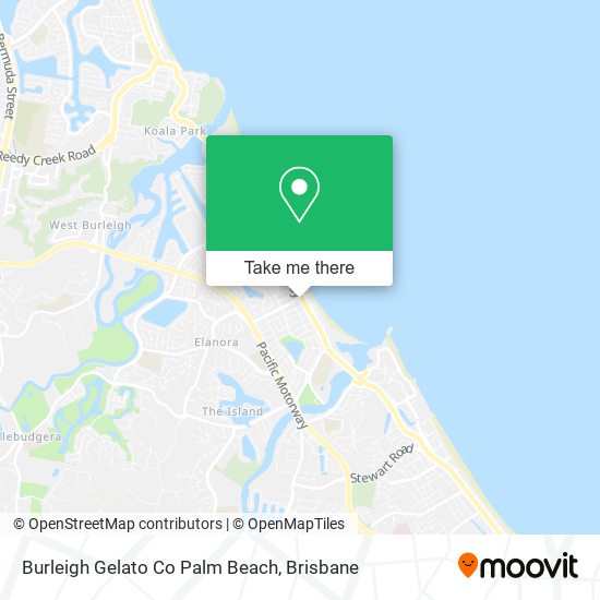 Burleigh Gelato Co Palm Beach map