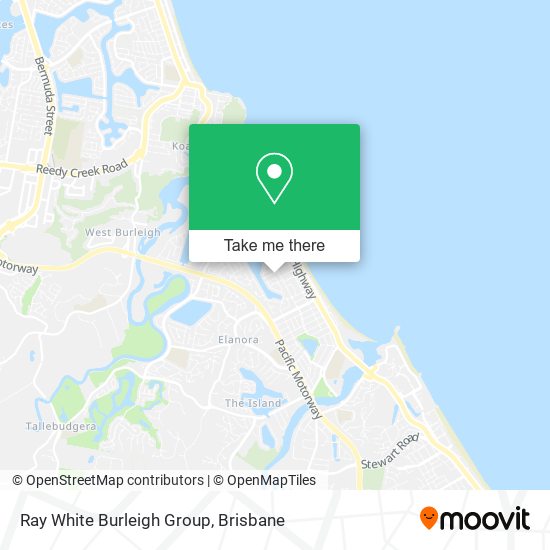 Ray White Burleigh Group map