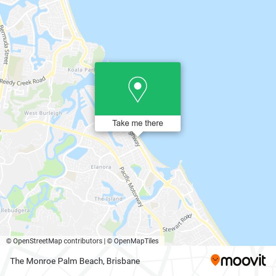 The Monroe Palm Beach map