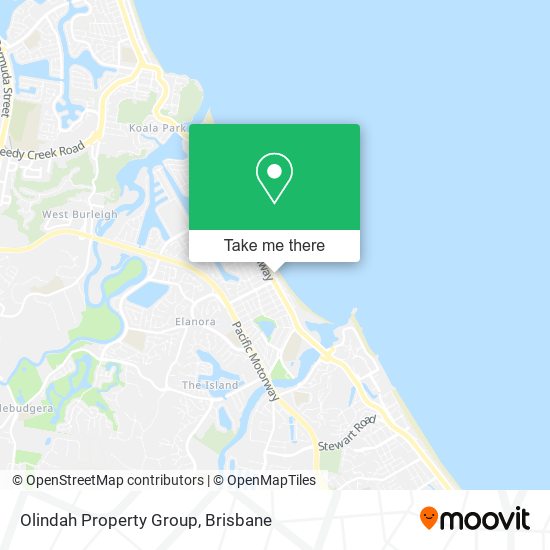 Olindah Property Group map