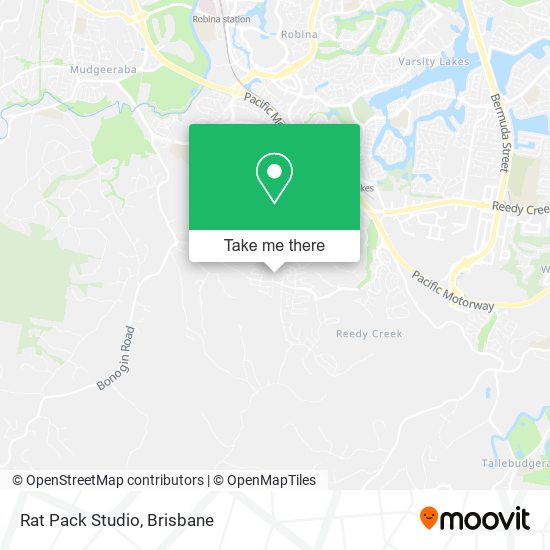Rat Pack Studio map
