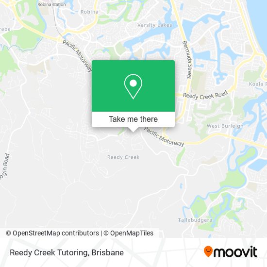 Reedy Creek Tutoring map