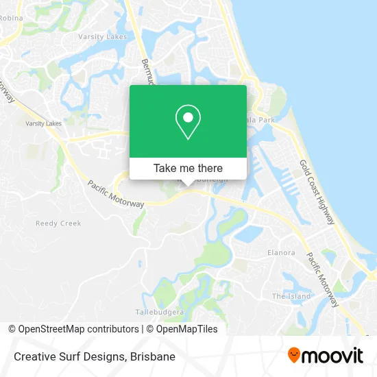 Mapa Creative Surf Designs