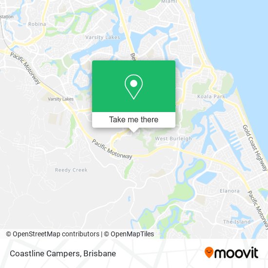 Coastline Campers map