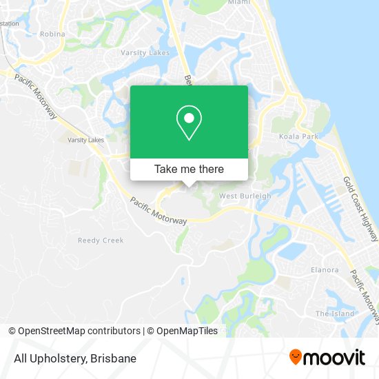 All Upholstery map