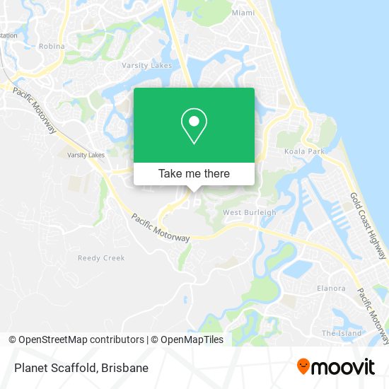 Planet Scaffold map