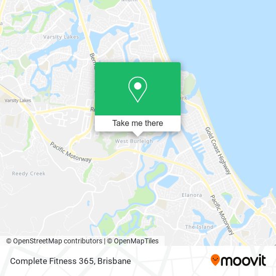 Complete Fitness 365 map