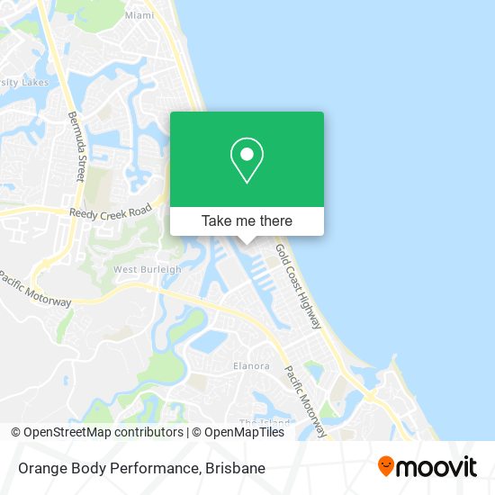 Orange Body Performance map