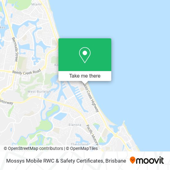 Mossys Mobile RWC & Safety Certificates map