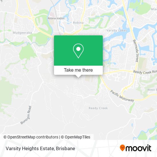 Varsity Heights Estate map