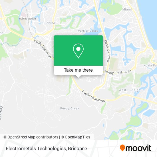 Electrometals Technologies map