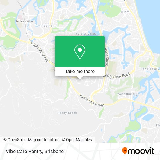 Vibe Care Pantry map