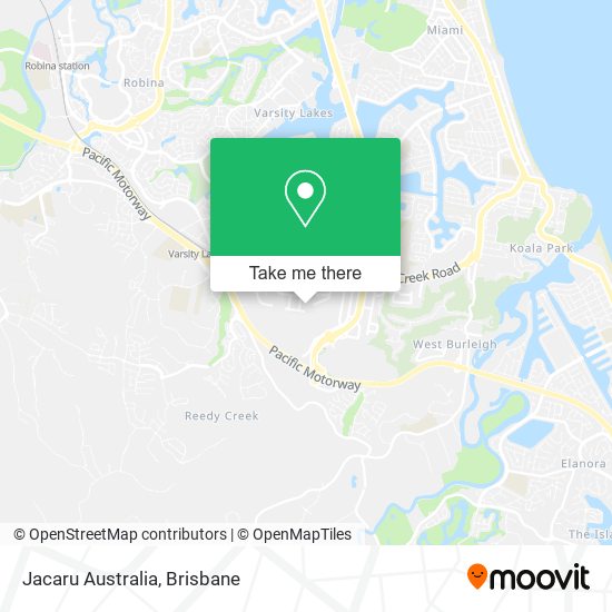 Jacaru Australia map