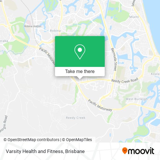 Varsity Health and Fitness map