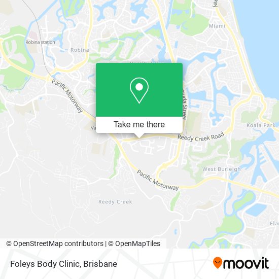 Foleys Body Clinic map