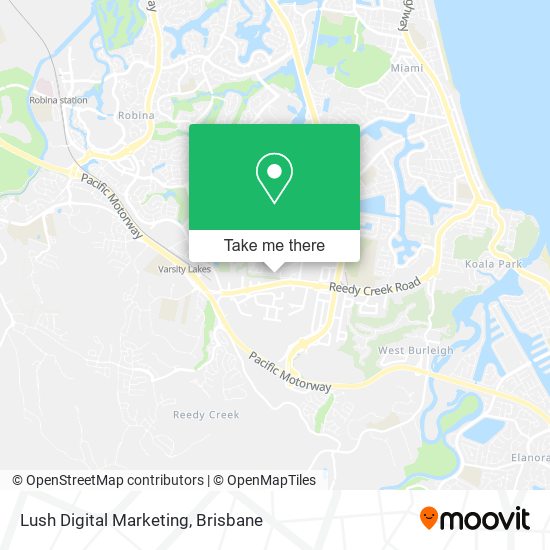 Lush Digital Marketing map