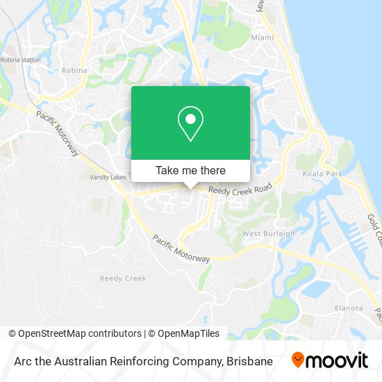 Arc the Australian Reinforcing Company map