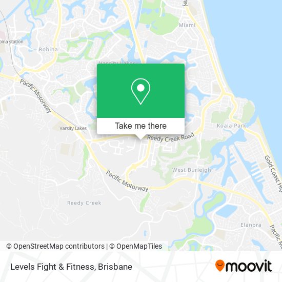 Levels Fight & Fitness map