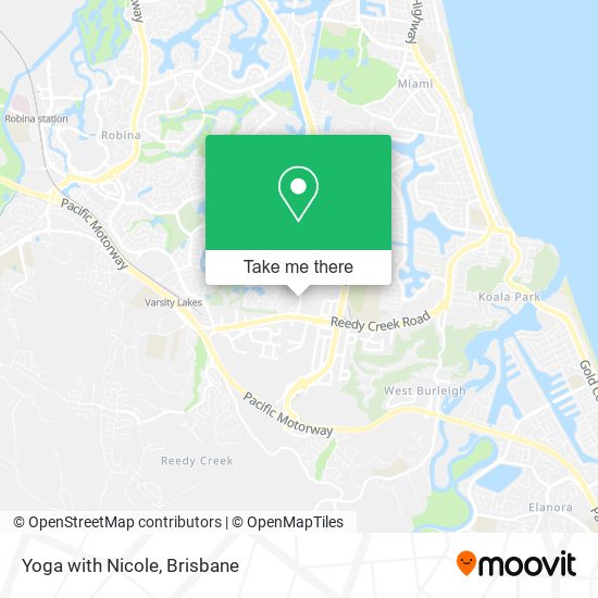 Yoga with Nicole map