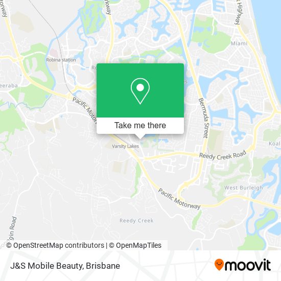 J&S Mobile Beauty map