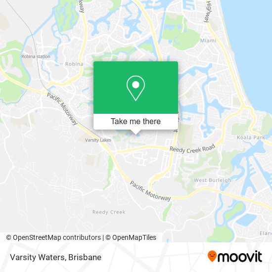 Varsity Waters map