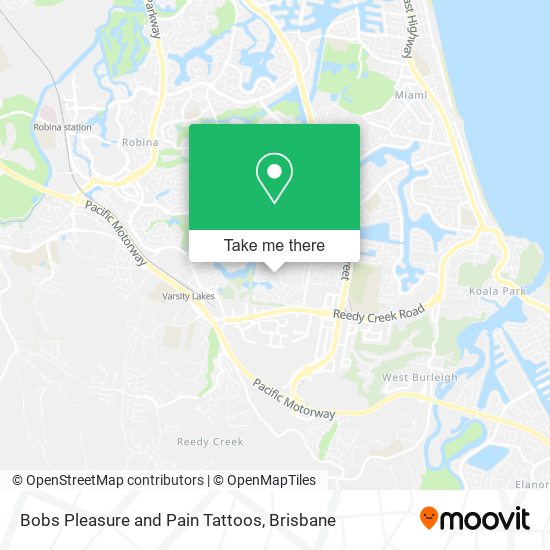 Bobs Pleasure and Pain Tattoos map