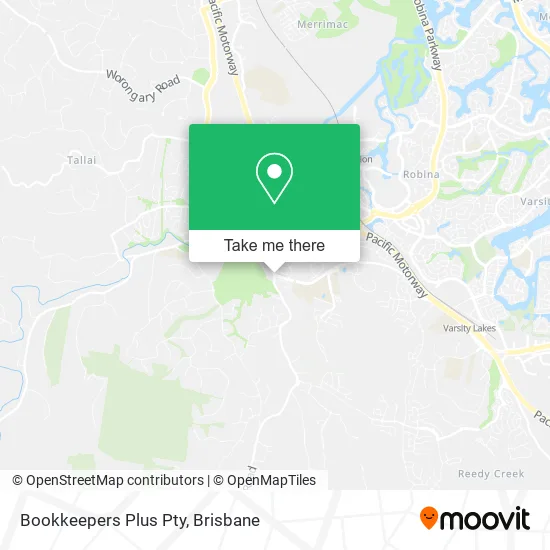 Bookkeepers Plus Pty map