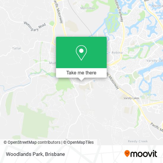 Woodlands Park map