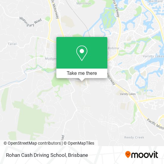 Rohan Cash Driving School map