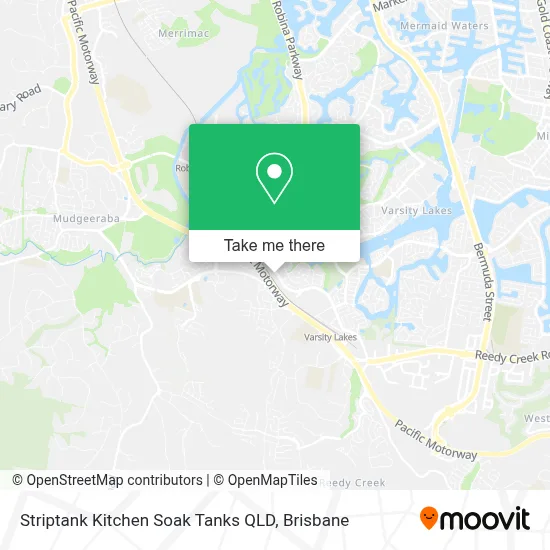 Mapa Striptank Kitchen Soak Tanks QLD