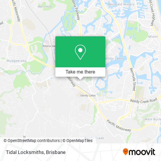 Tidal Locksmiths map
