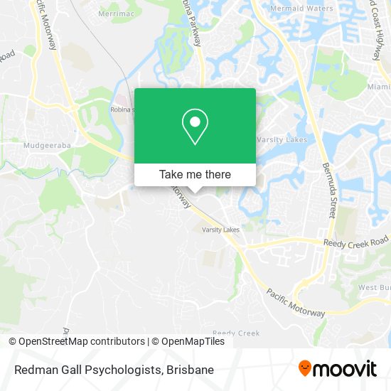 Redman Gall Psychologists map