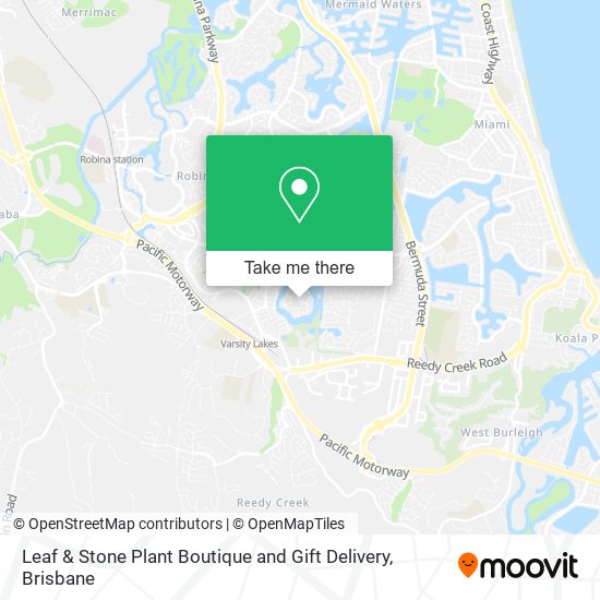 Leaf & Stone Plant Boutique and Gift Delivery map