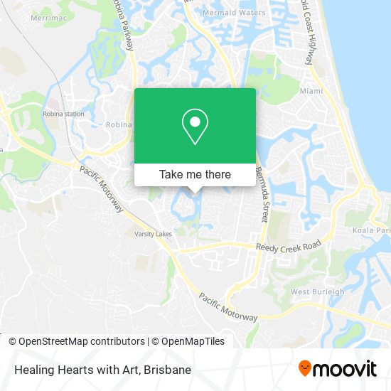 Healing Hearts with Art map