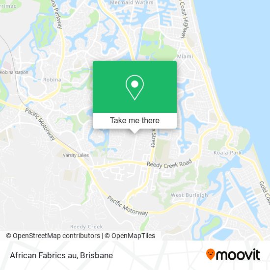 African Fabrics au map