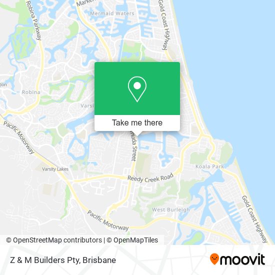 Z & M Builders Pty map