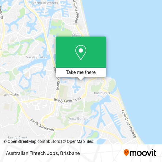 Australian Fintech Jobs map