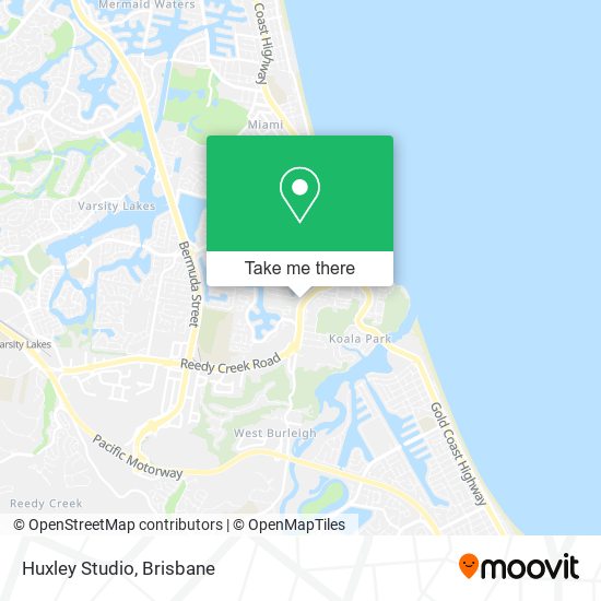 Huxley Studio map