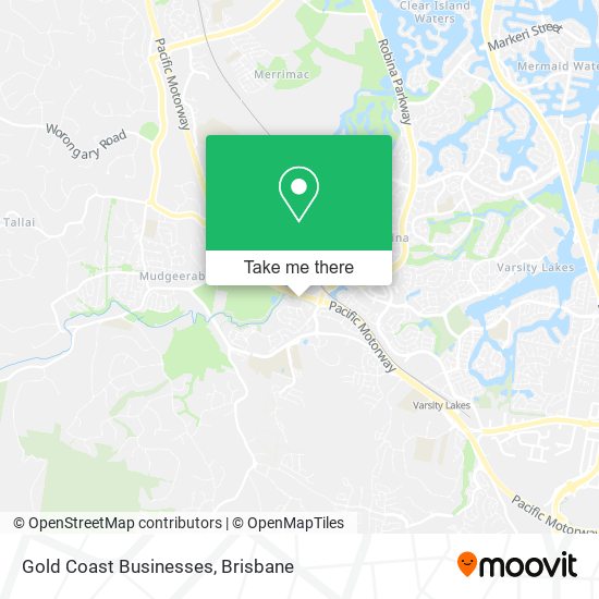 Gold Coast Businesses map