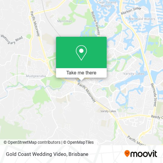 Gold Coast Wedding Video map