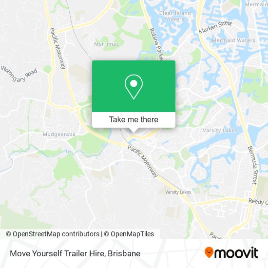 Mapa Move Yourself Trailer Hire