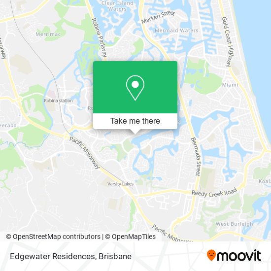 Edgewater Residences map