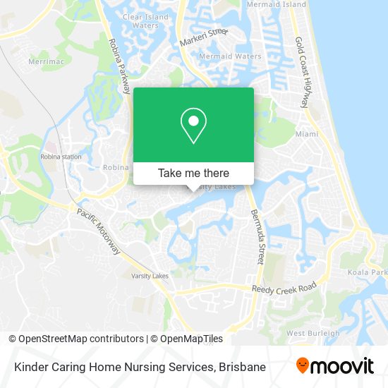 Kinder Caring Home Nursing Services map