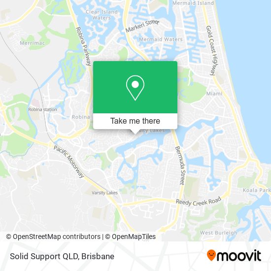 Solid Support QLD map