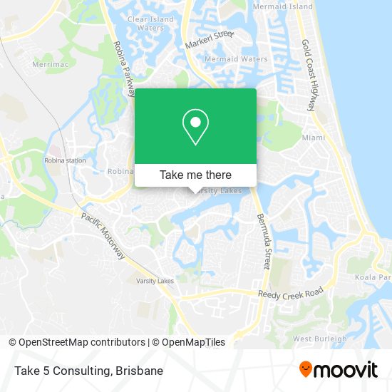 Take 5 Consulting map