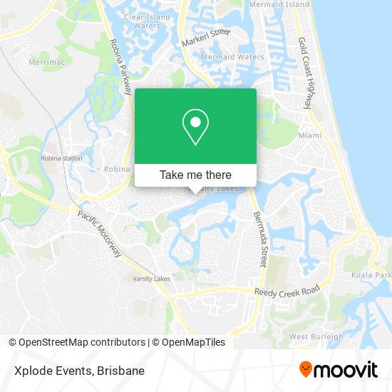 Xplode Events map