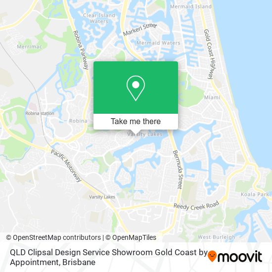 QLD Clipsal Design Service Showroom Gold Coast by Appointment map